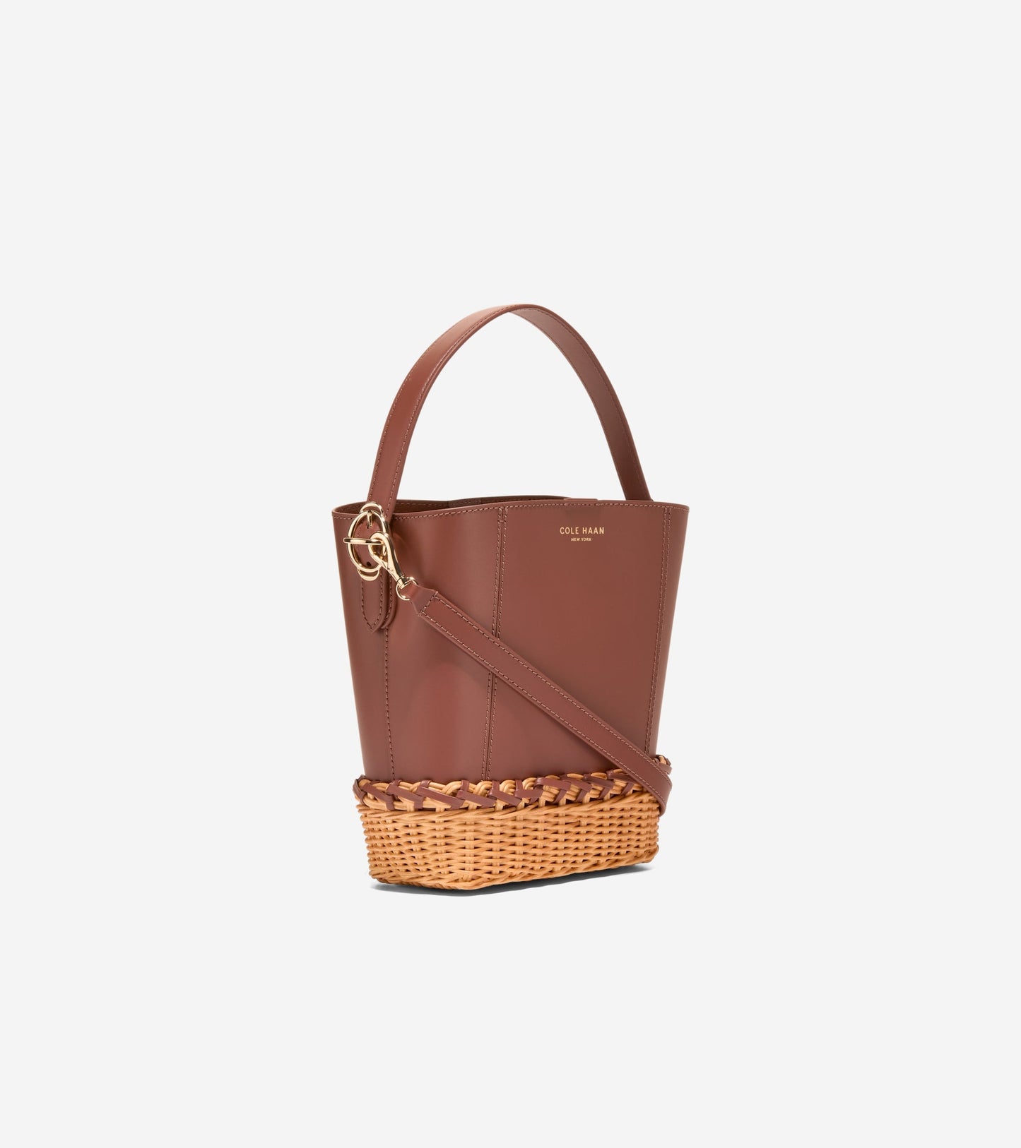 Women's Alexandria Small Bucket Crossbody Bag in Brown | Cole Haan