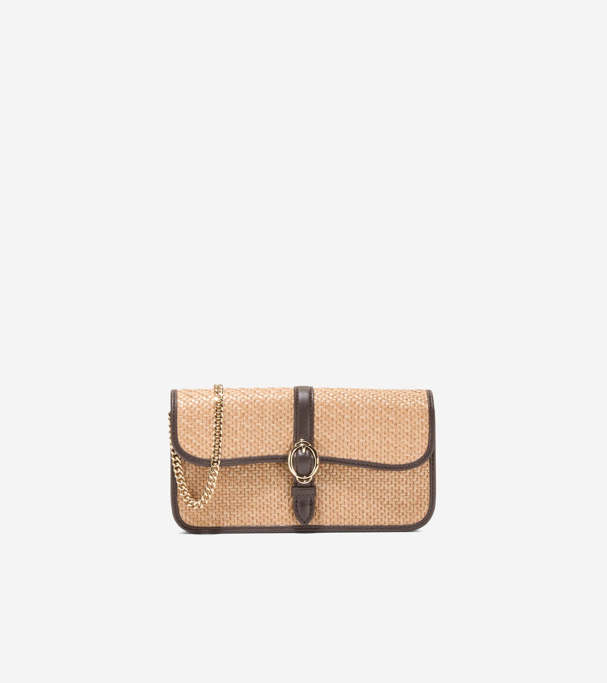 Women's Alexandria Wallet On A Chain in Beige | Cole Haan