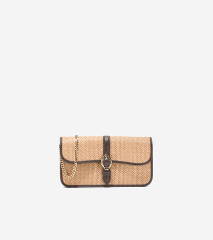 Women's Alexandria Wallet On A Chain in Beige | Cole Haan