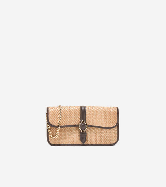 Women's Alexandria Wallet On A Chain in Beige | Cole Haan