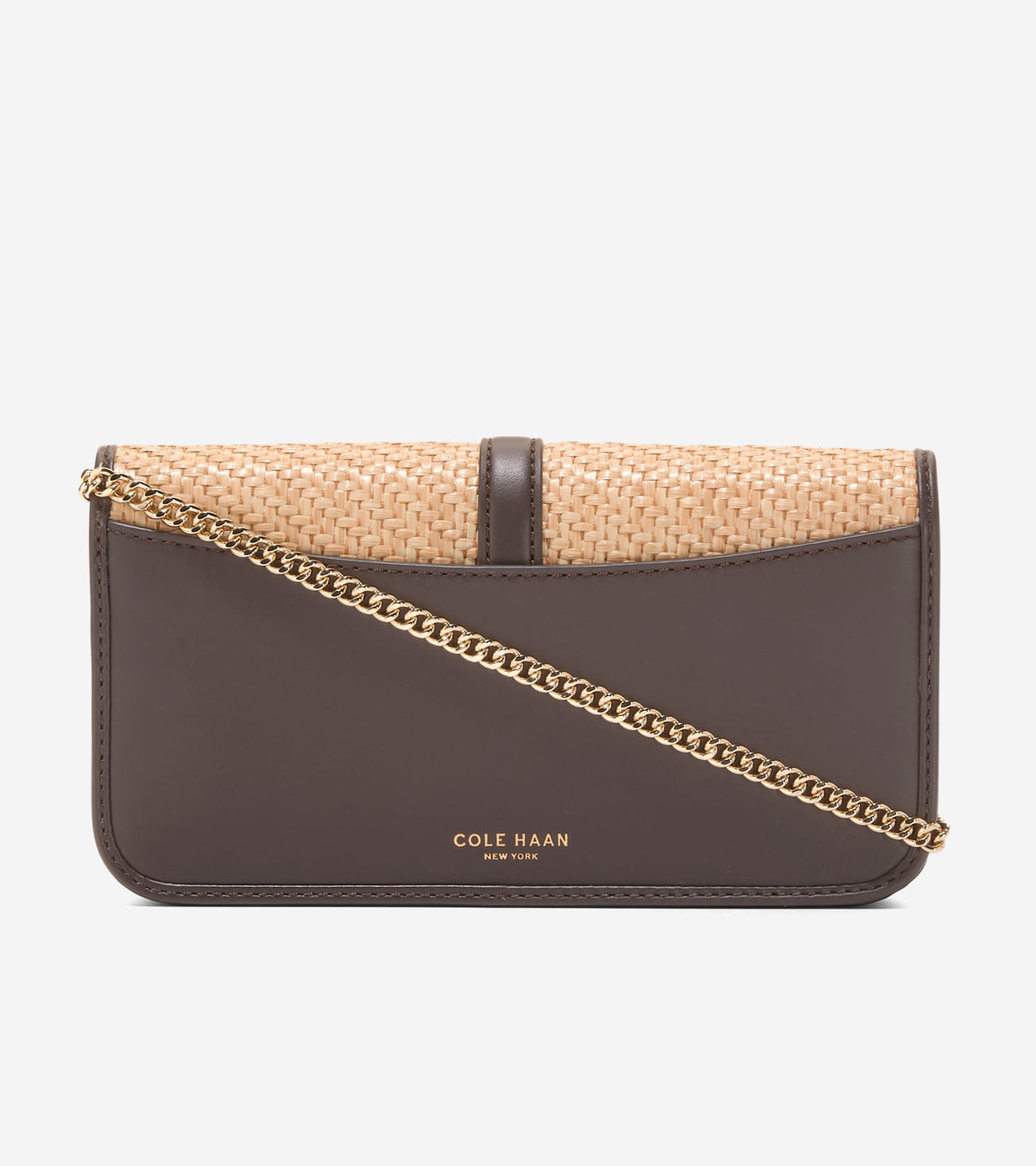 Women's Alexandria Wallet On A Chain in Beige | Cole Haan