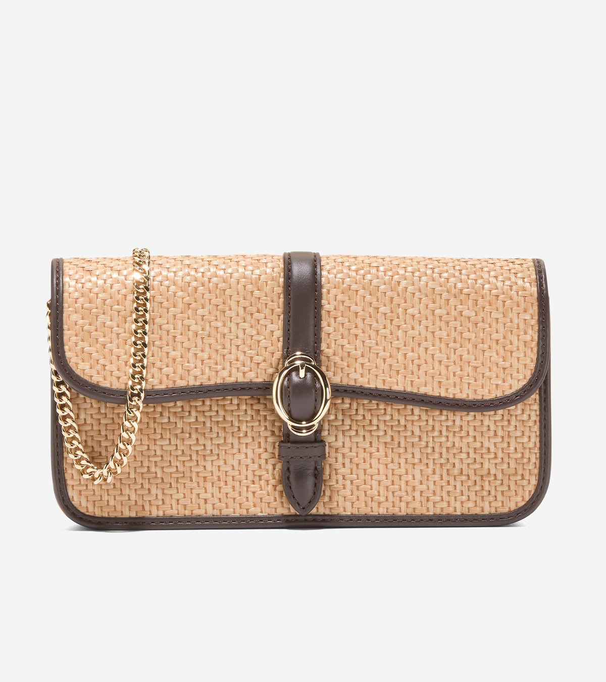 Women's Alexandria Wallet On A Chain in Beige | Cole Haan