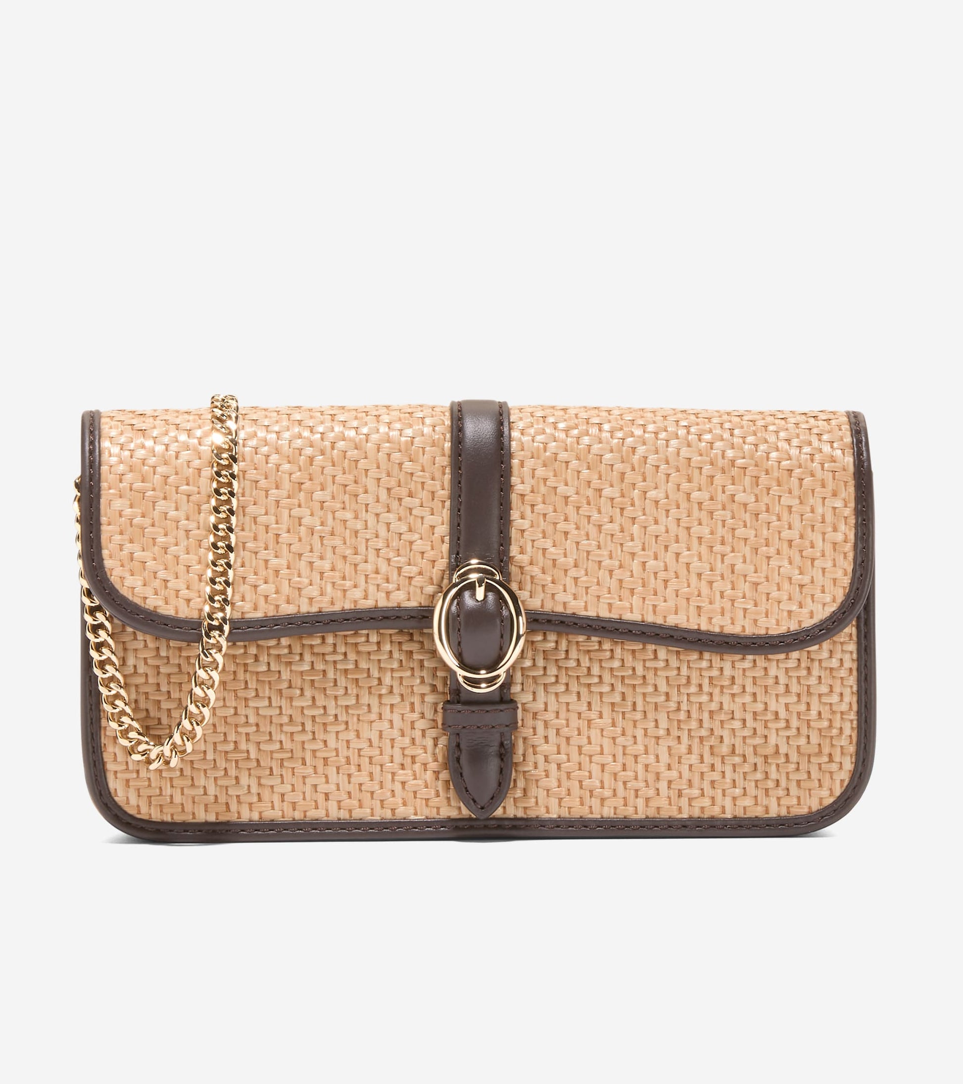 Women's Alexandria Wallet On A Chain in Beige | Cole Haan