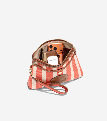 Women's Amagansett Canvas Pouch in Red | Cole Haan