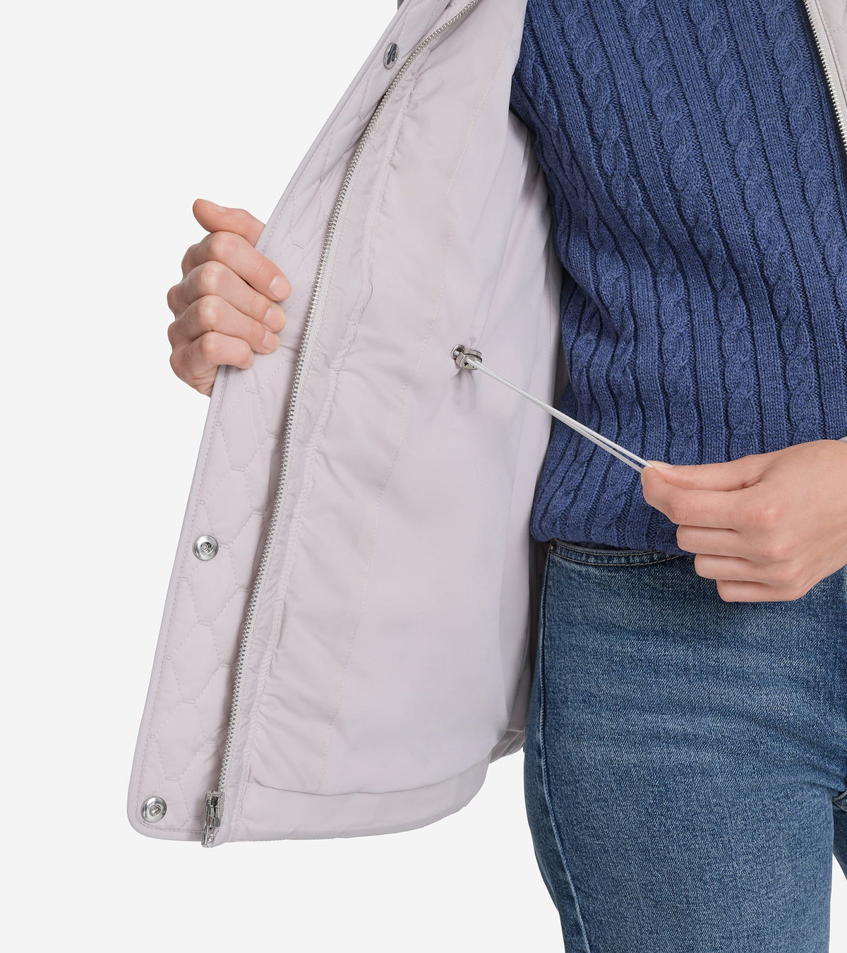 Women's Quilted Jacket in Grey | Cole Haan