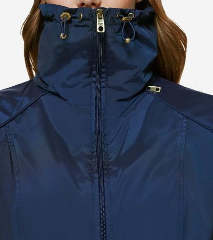 Women's Packable Travel Rain Jacket in Blue | Cole Haan
