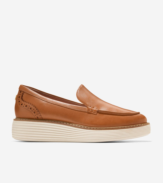 Women's ØriginalGrand Platform Venetian Loafers in Brown | Cole Haan