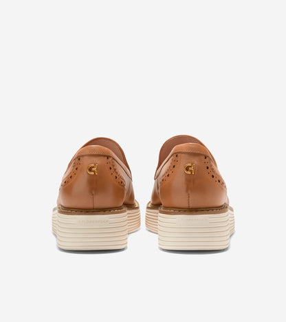 Women's ØriginalGrand Platform Venetian Loafers in Brown | Cole Haan