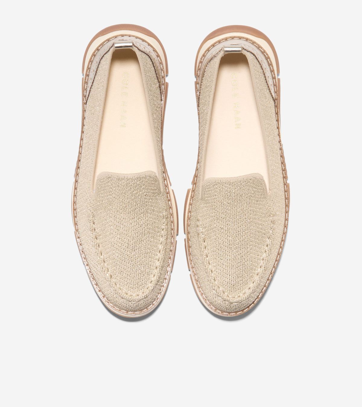 Women's ZERØGRAND Rella Stitchlite™ Venetian Loafers in Beige | Cole Haan