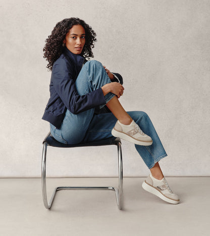 Women's ØriginalGrand Max Stitchlite™ Platform Sneakers in Beige | Cole Haan