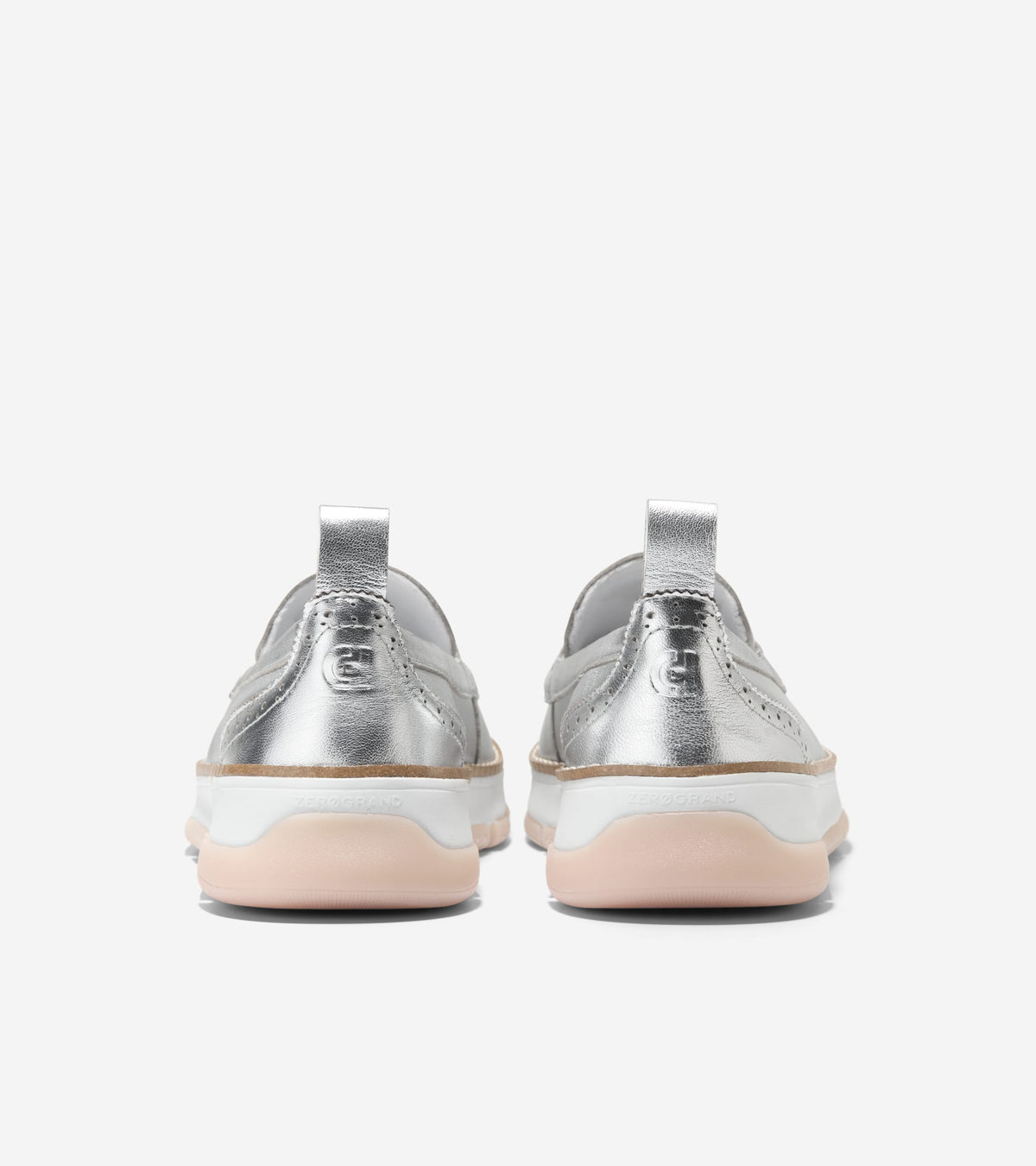 Women's ZERØGRAND Rella Venetian Loafers in Silver | Cole Haan