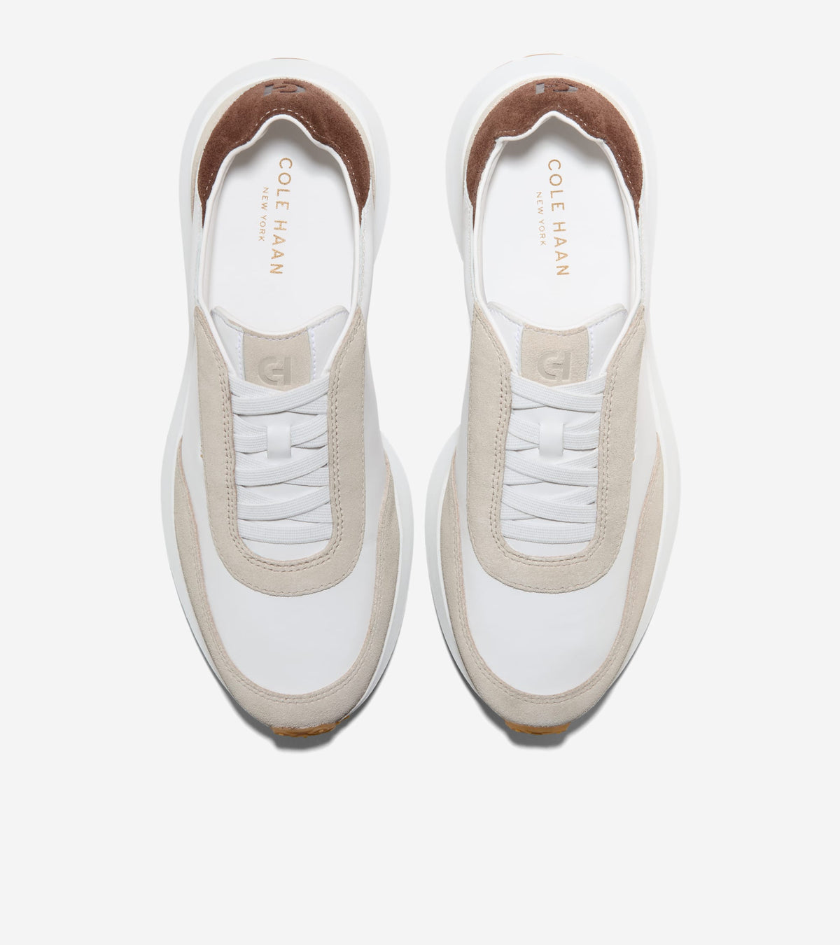 Women's GrandPrø Luxe Mile Slip-On Sneakers in White, beige | Cole Haan