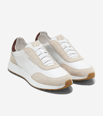 Women's GrandPrø Luxe Mile Slip-On Sneakers in White, beige | Cole Haan