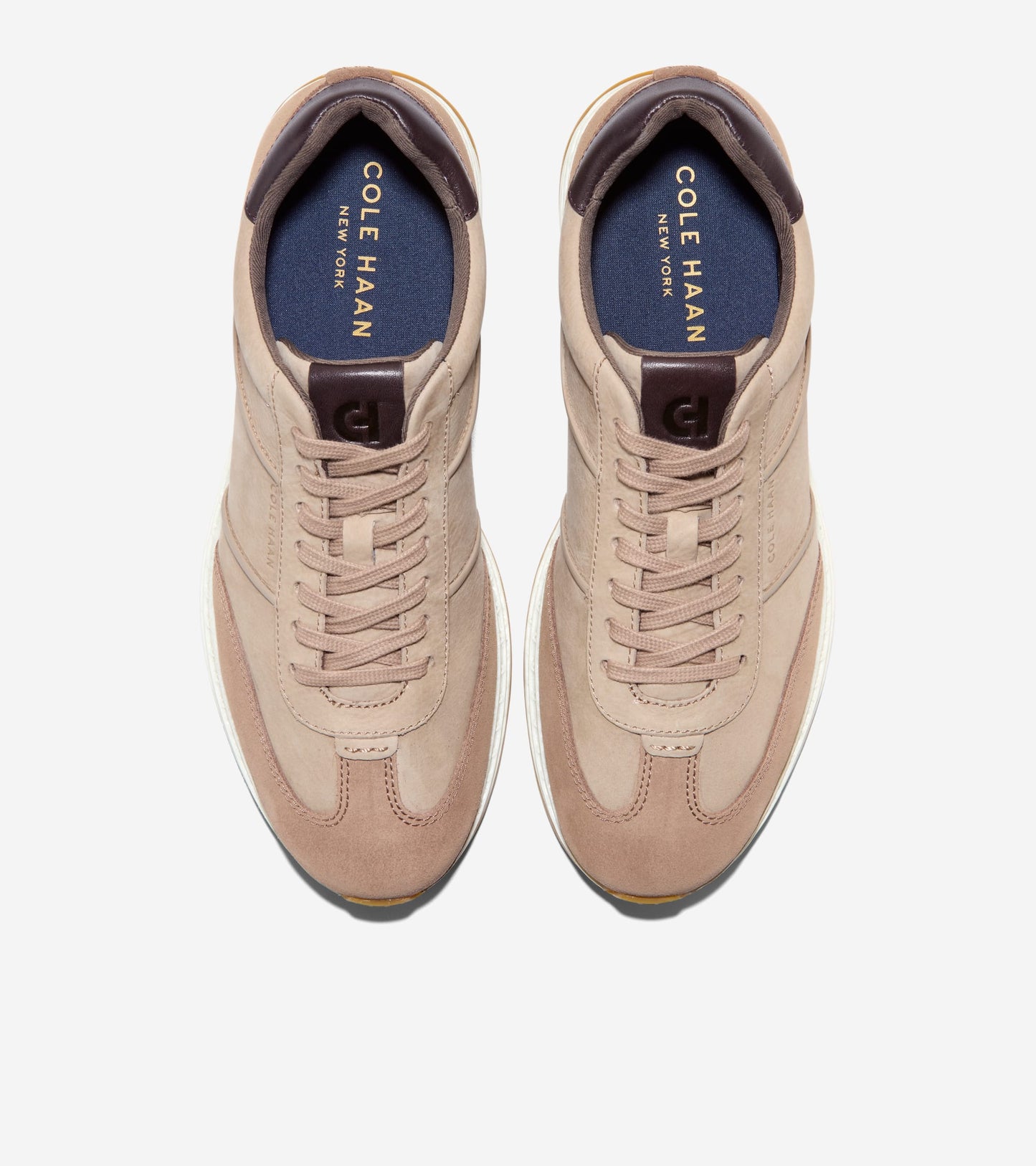 Men's GrandPrø SkyWeave™ Low-Profile Sneakers in Beige, brown | Cole Haan