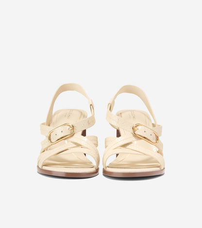 Women's Dillon Heeled Strappy Sandals in Beige | Cole Haan