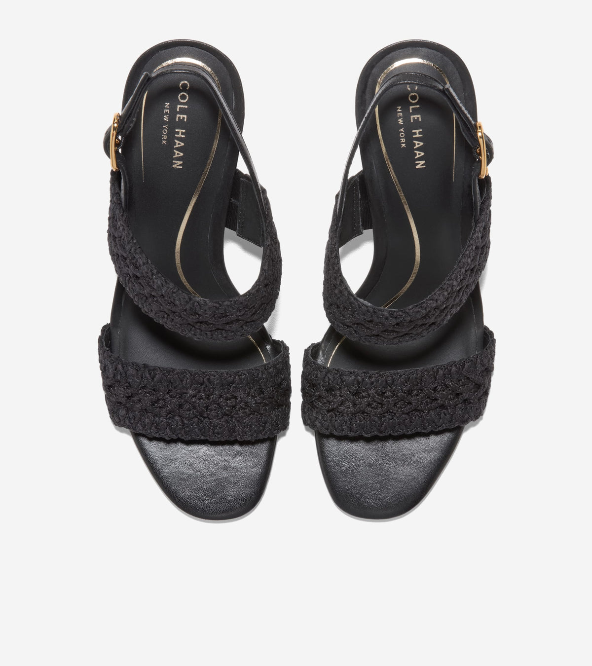 Women's Harlan Double Band Sandals in Black | Cole Haan