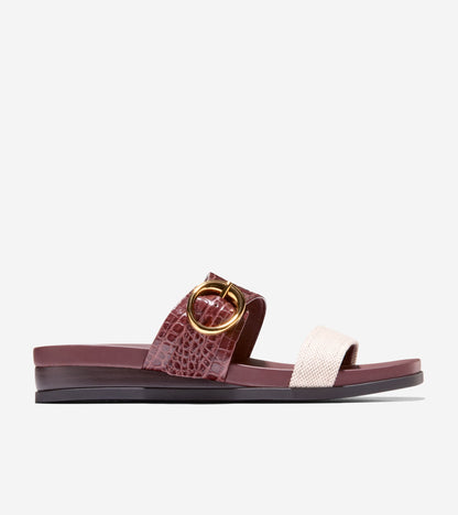 Women's Oaklynn Double Band Footbed Sandals in Brown | Cole Haan