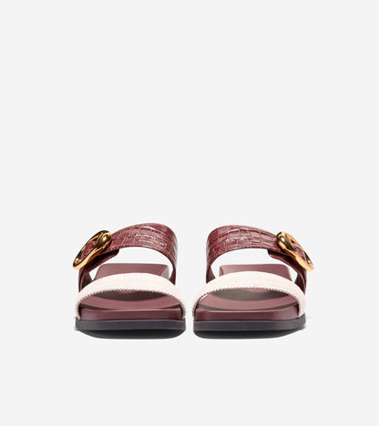 Women's Oaklynn Double Band Footbed Sandals in Brown | Cole Haan