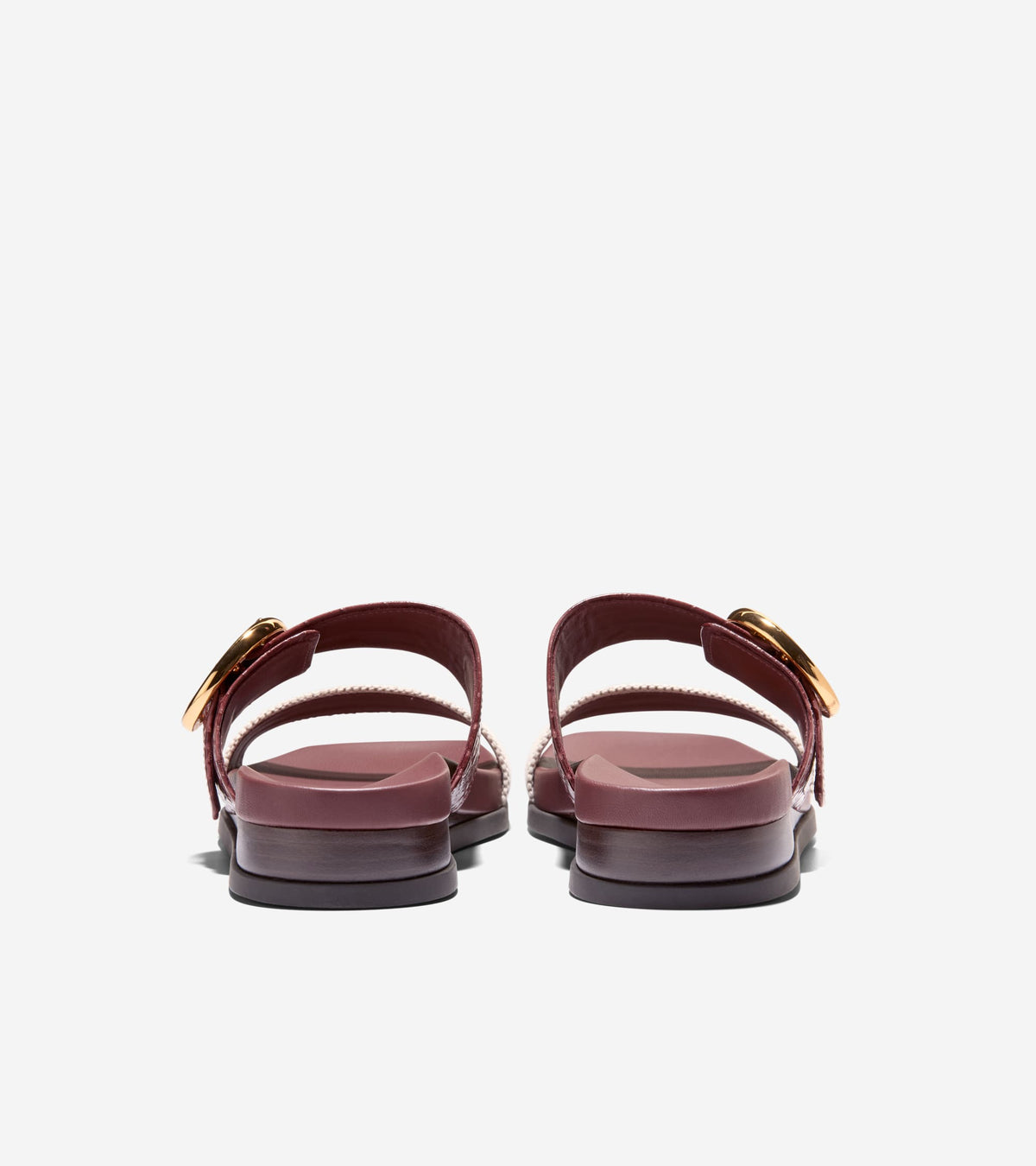 Women's Oaklynn Double Band Footbed Sandals in Brown | Cole Haan