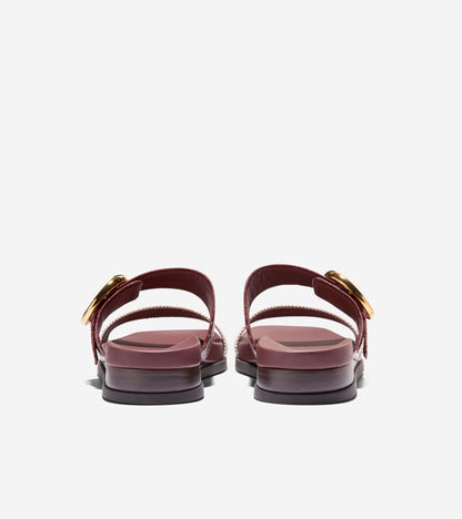 Women's Oaklynn Double Band Footbed Sandals in Brown | Cole Haan