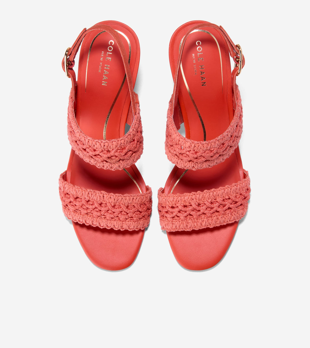 Women's Harlan Double Band Sandals in Red | Cole Haan