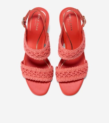Women's Harlan Double Band Sandals in Red | Cole Haan