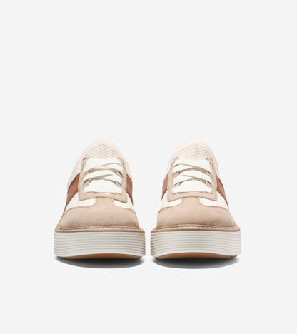 Women's ØriginalGrand Max Stitchlite™ Platform Sneakers in Beige | Cole Haan
