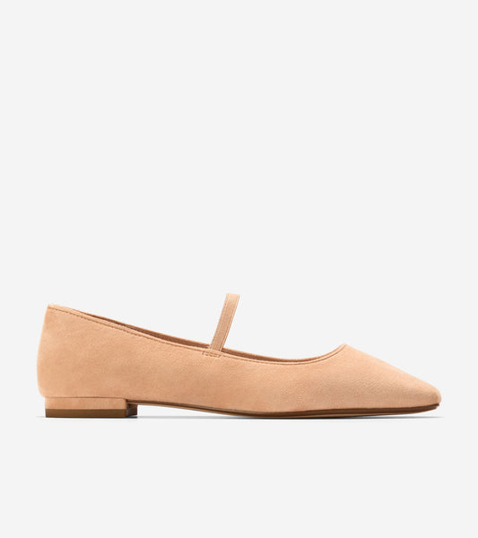 Women's Bridget Mary Jane Ballet Flats in Beige | Cole Haan