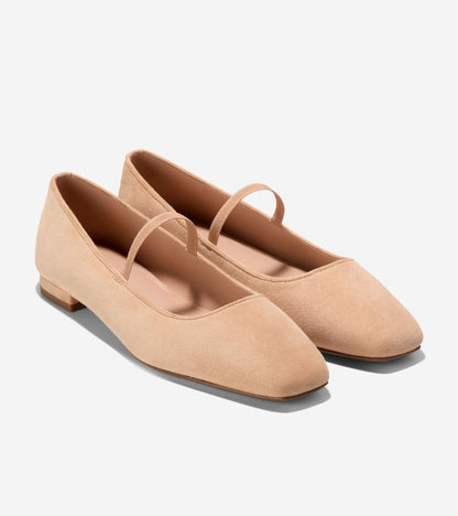 Women's Bridget Mary Jane Ballet Flats in Beige | Cole Haan