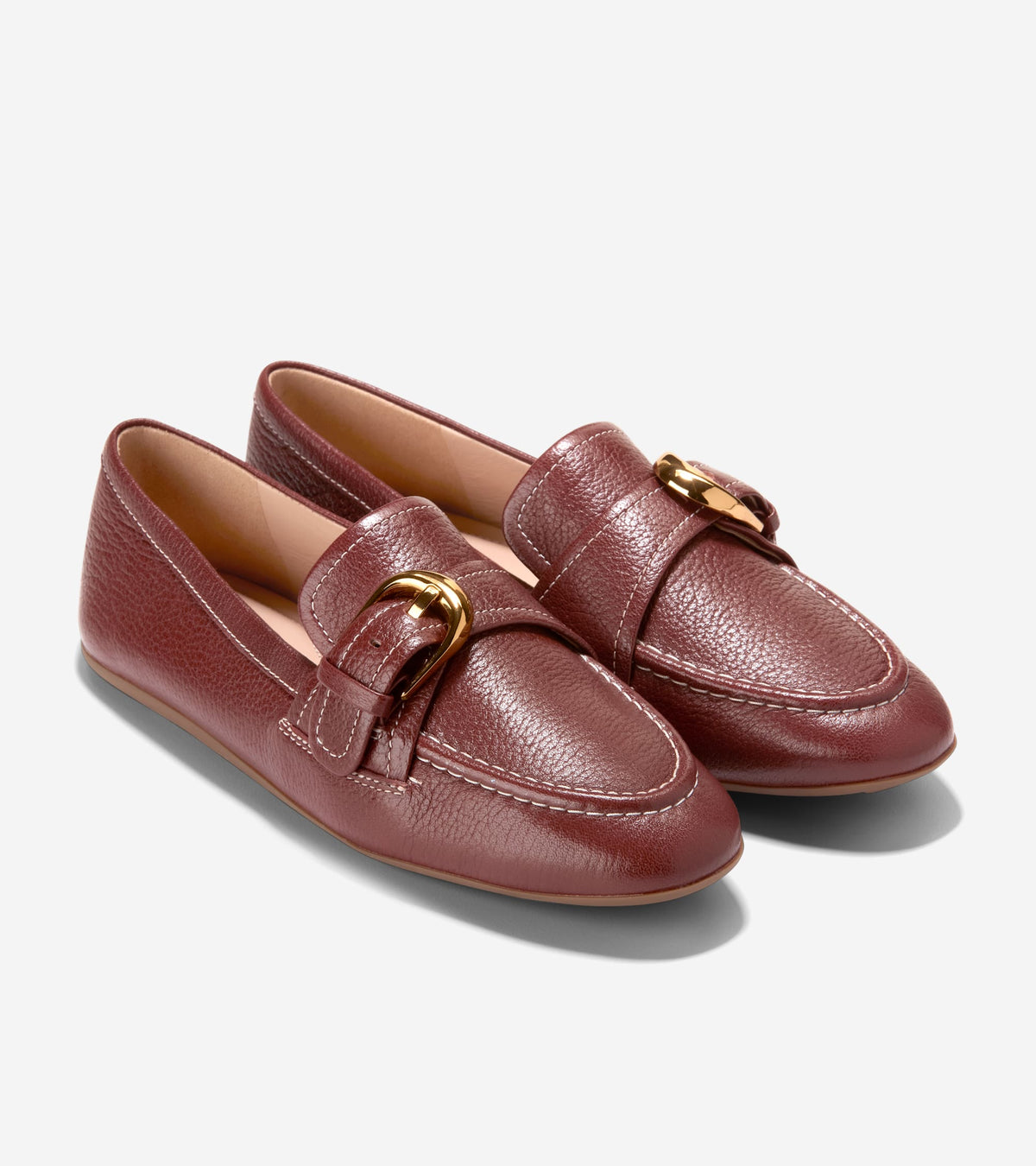 Women's Grand Ambition Alette Buckle Loafers in Brown | Cole Haan