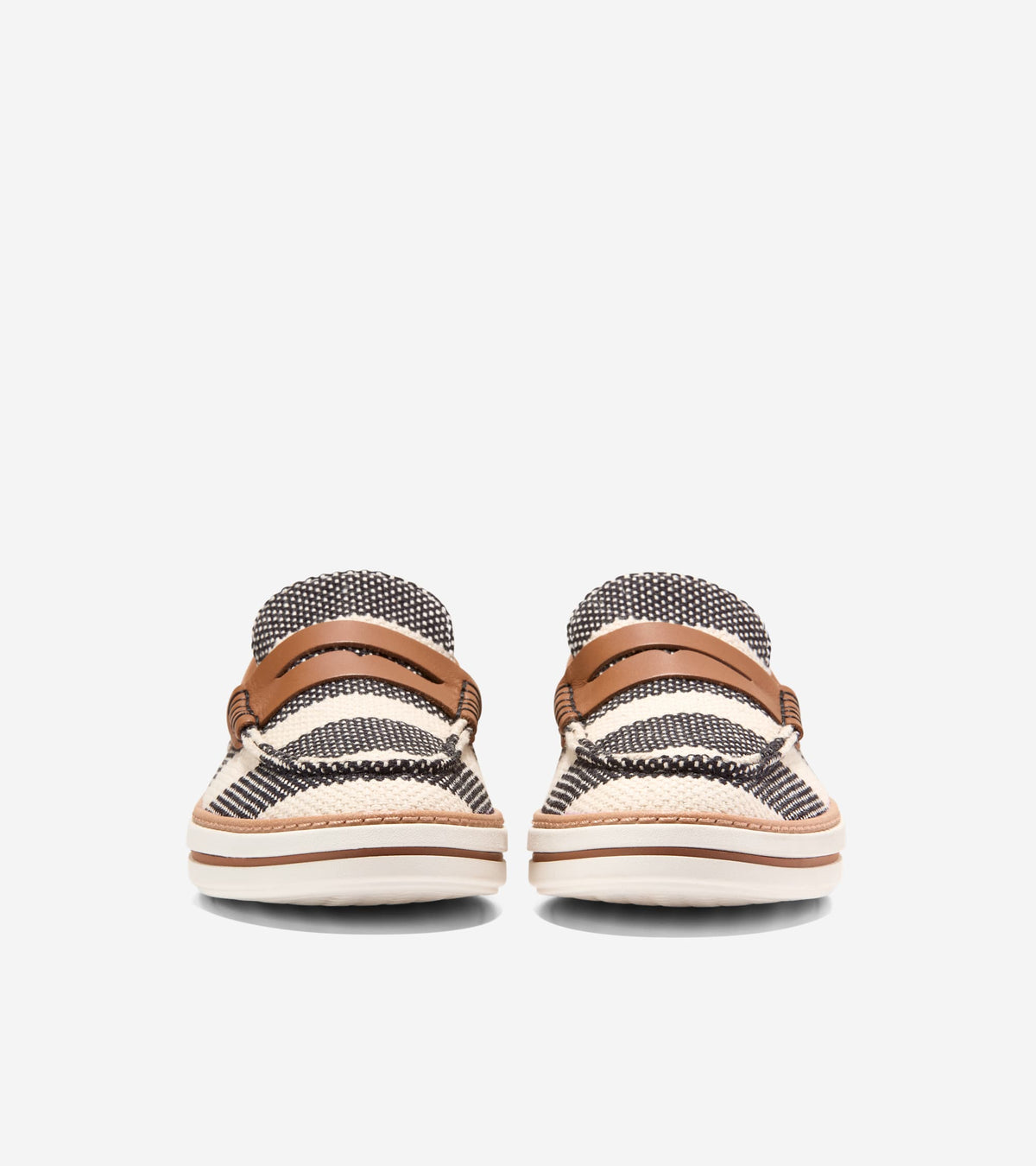 Women's Pinch Long-Weekender Penny Loafers in Black, beige | Cole Haan