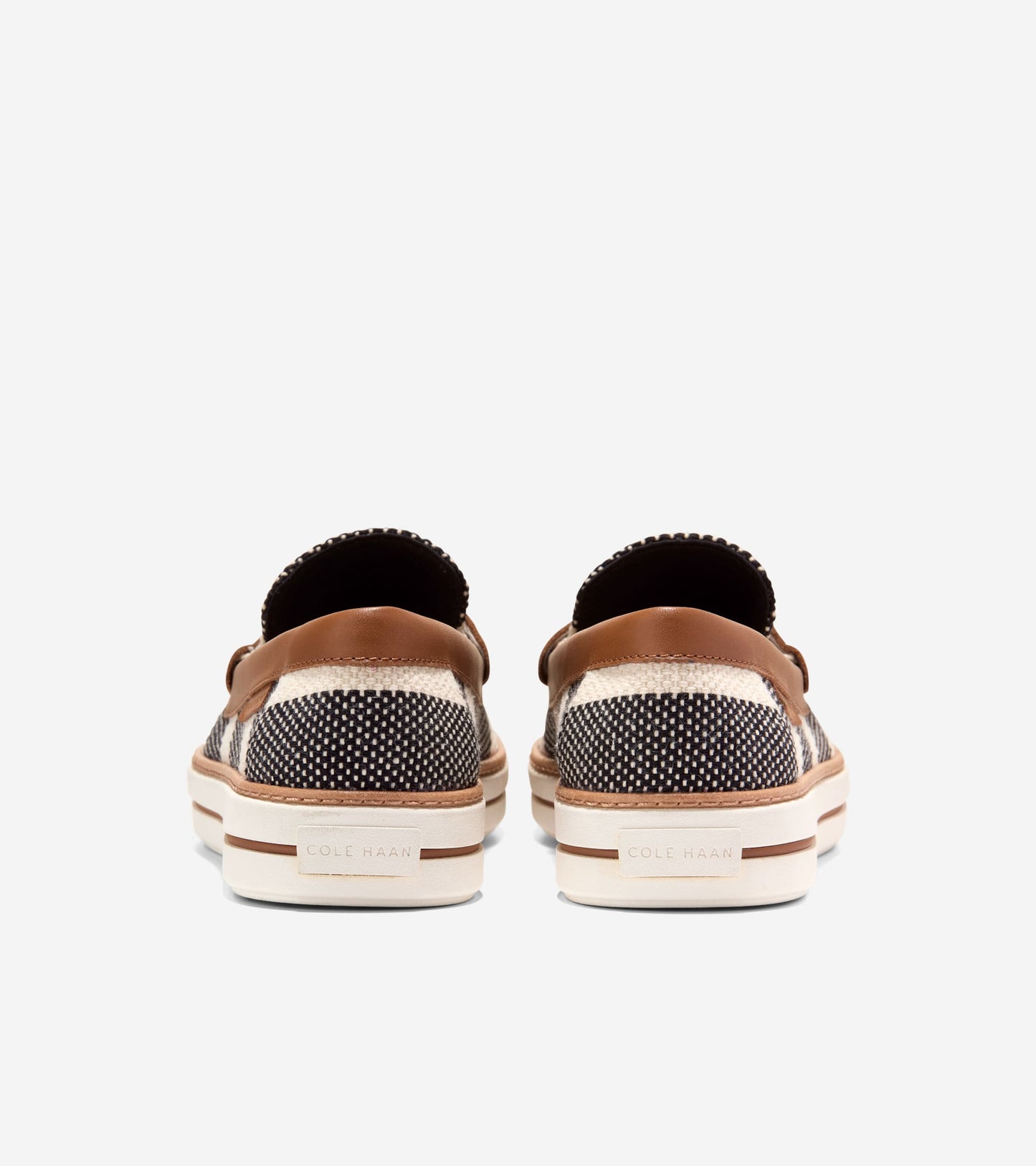 Women's Pinch Long-Weekender Penny Loafers in Black, beige | Cole Haan