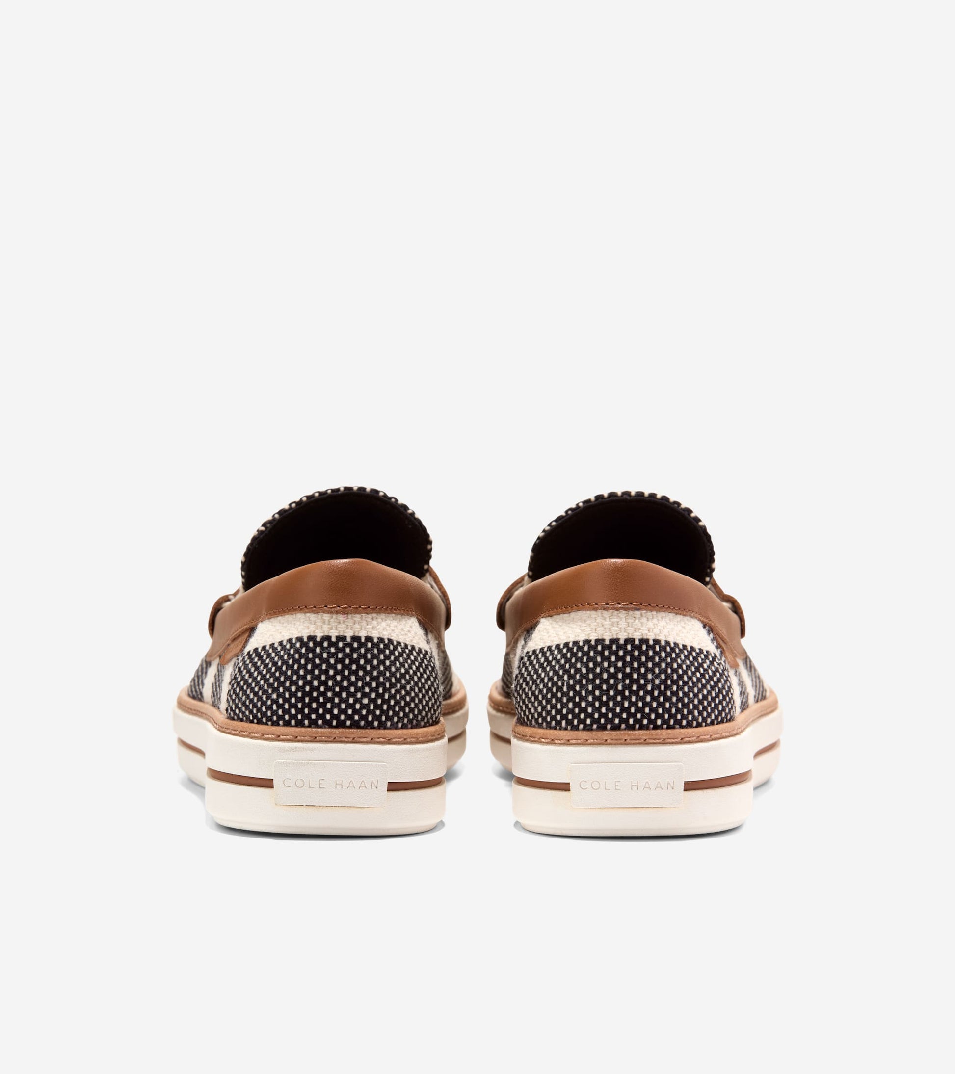 Women's Pinch Long-Weekender Penny Loafers in Black, beige | Cole Haan