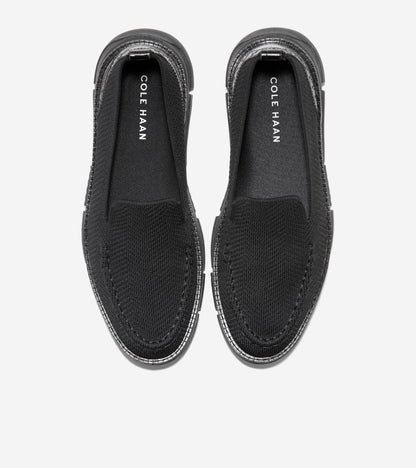 Women's ZERØGRAND Rella Stitchlite™ Venetian Loafers in Black | Cole Haan