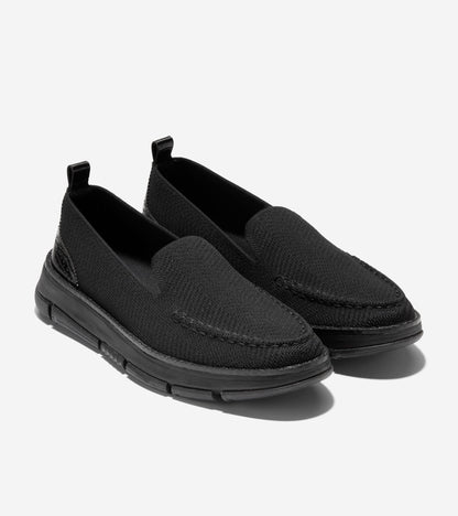 Women's ZERØGRAND Rella Stitchlite™ Venetian Loafers in Black | Cole Haan