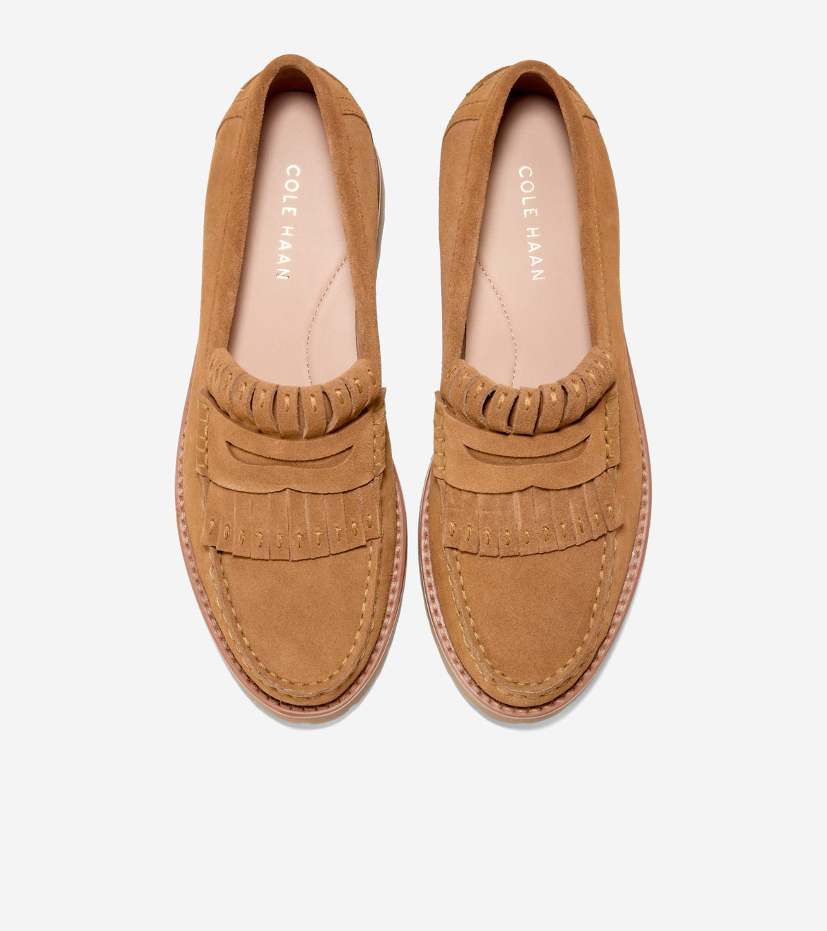 Women's Treena Lug Kiltie Loafers in Brown | Cole Haan