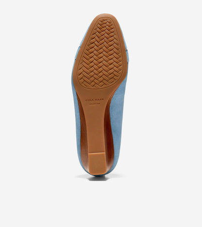 Women's Go-To Malta Bow Wedges in Blue | Cole Haan