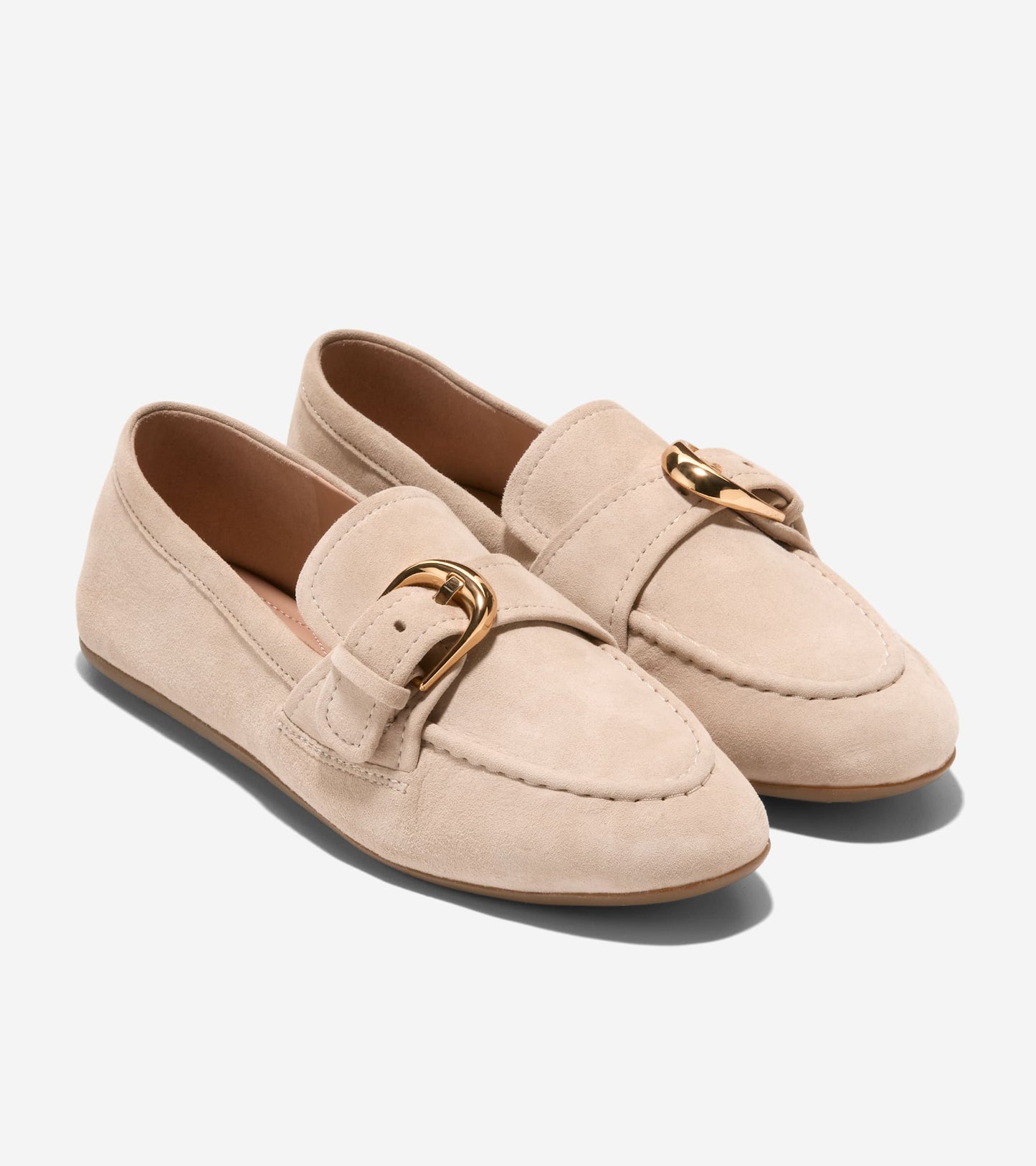 Women's Grand Ambition Alette Buckle Loafers in Beige | Cole Haan