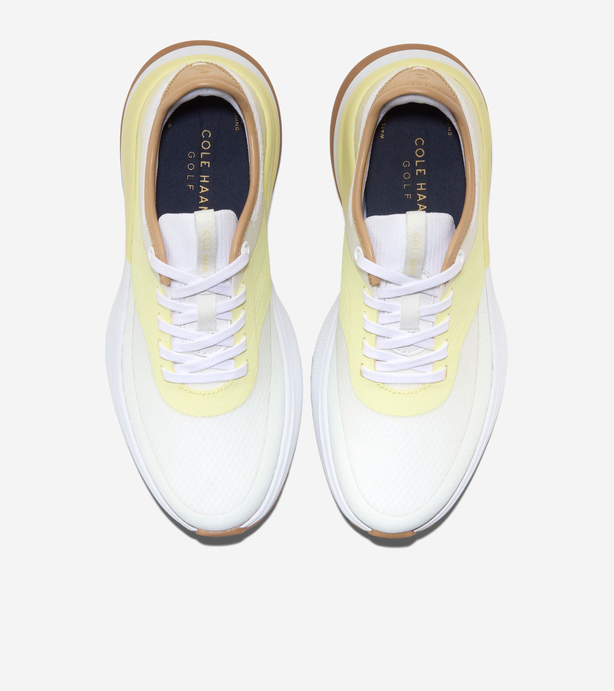 Women's GrandPrø All-Day Golf Shoes in White, yellow | Cole Haan