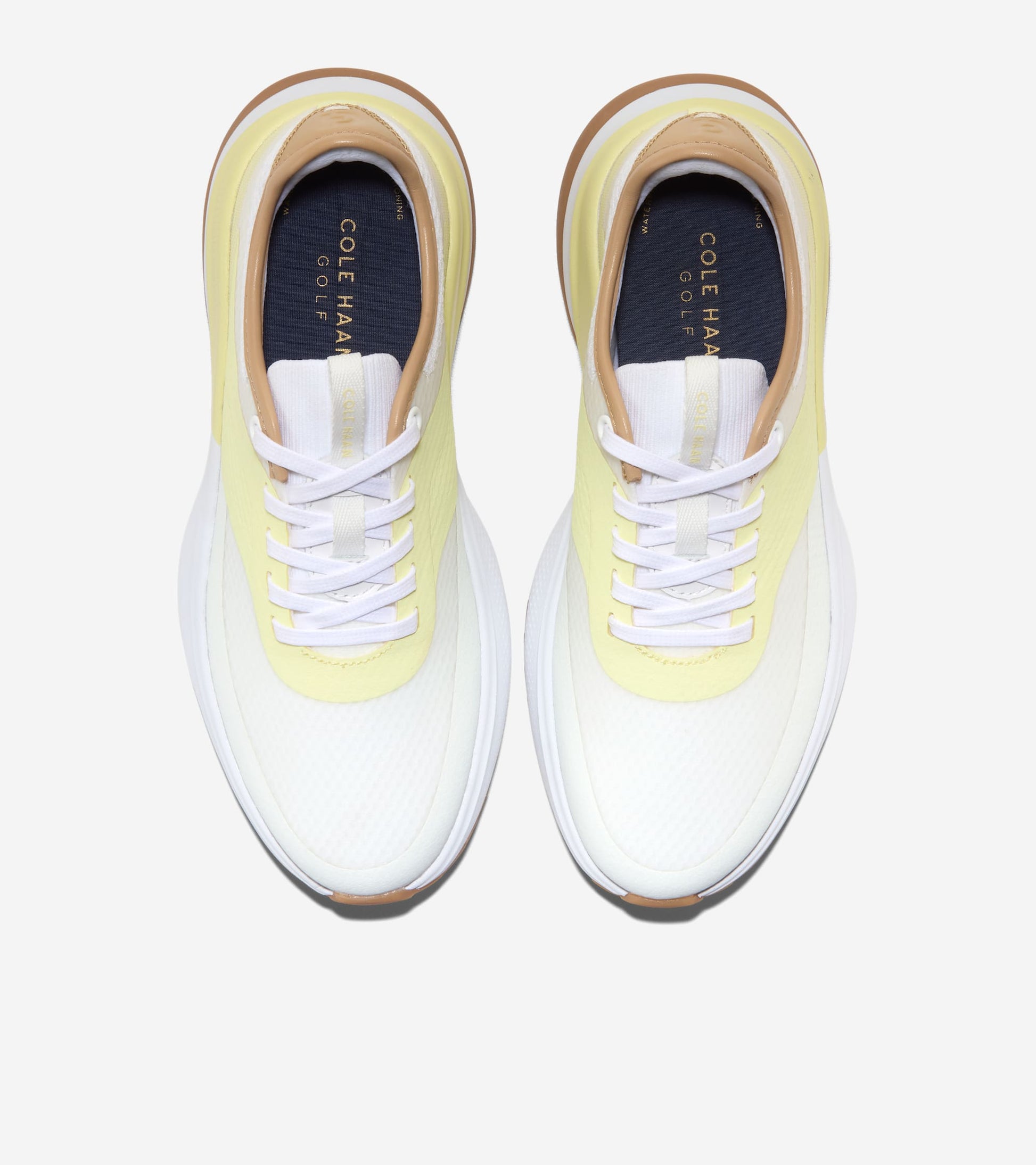 Women's GrandPrø All-Day Golf Shoes in White, yellow | Cole Haan