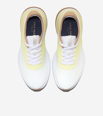 Women's GrandPrø All-Day Golf Shoes in White, yellow | Cole Haan