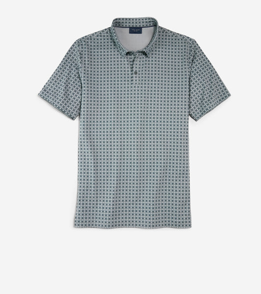 Men's All-Day Floral Polo Shirt in Grey | Cole Haan
