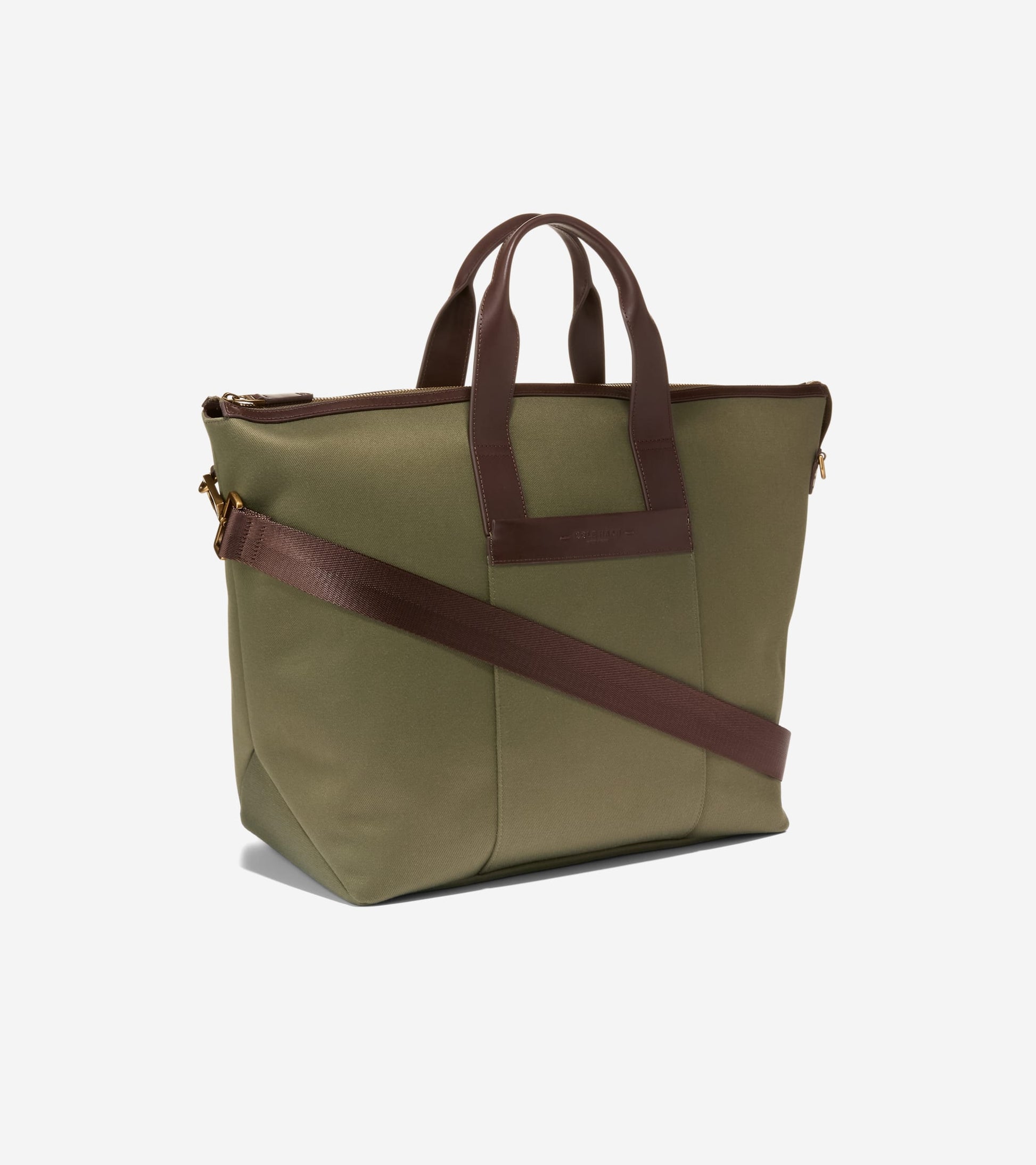 Men's Judson East West Tote Bag in Green | Cole Haan
