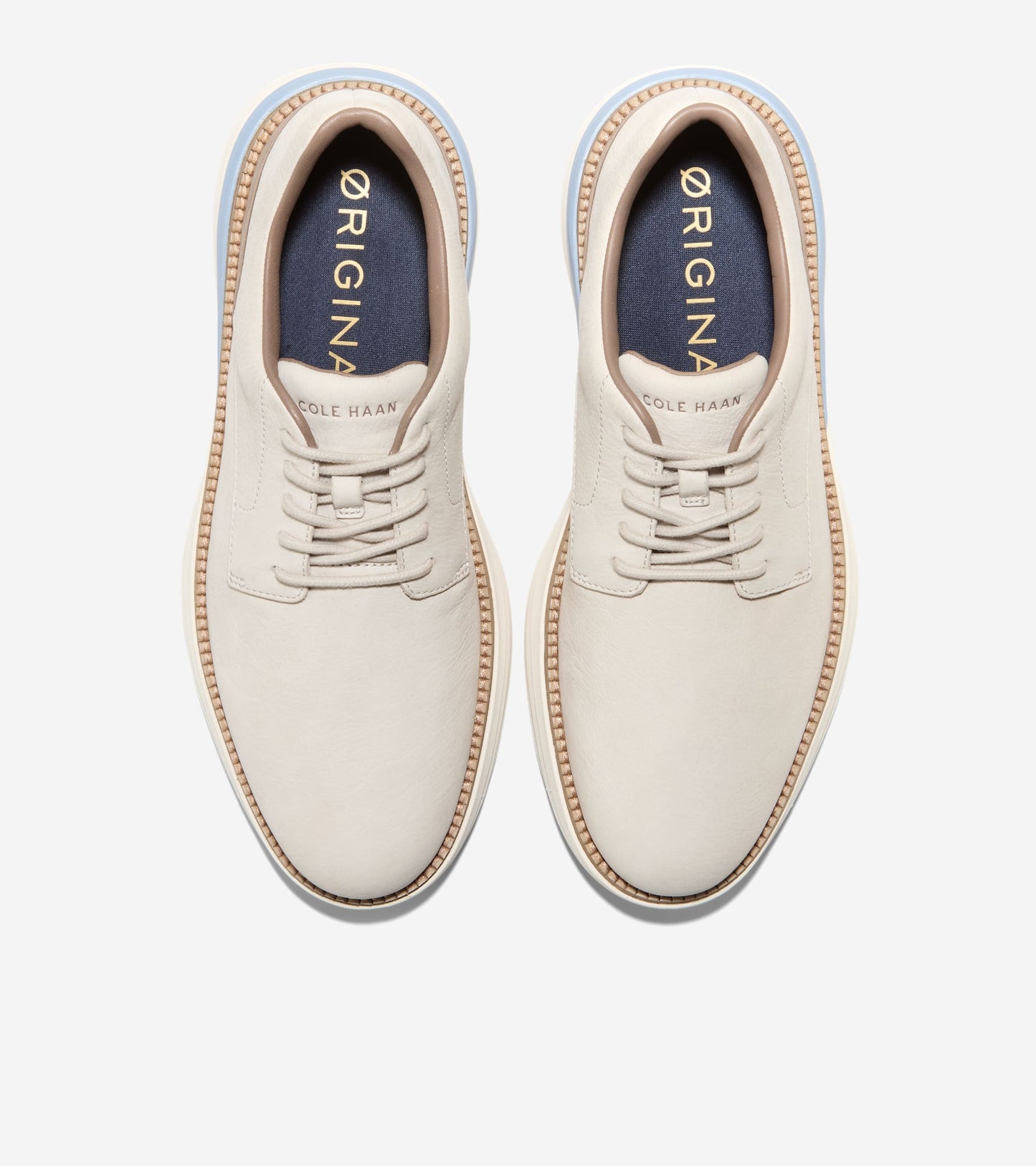 Men's ØriginalGrand Horizon Plain Toe Oxfords in Beige | Cole Haan