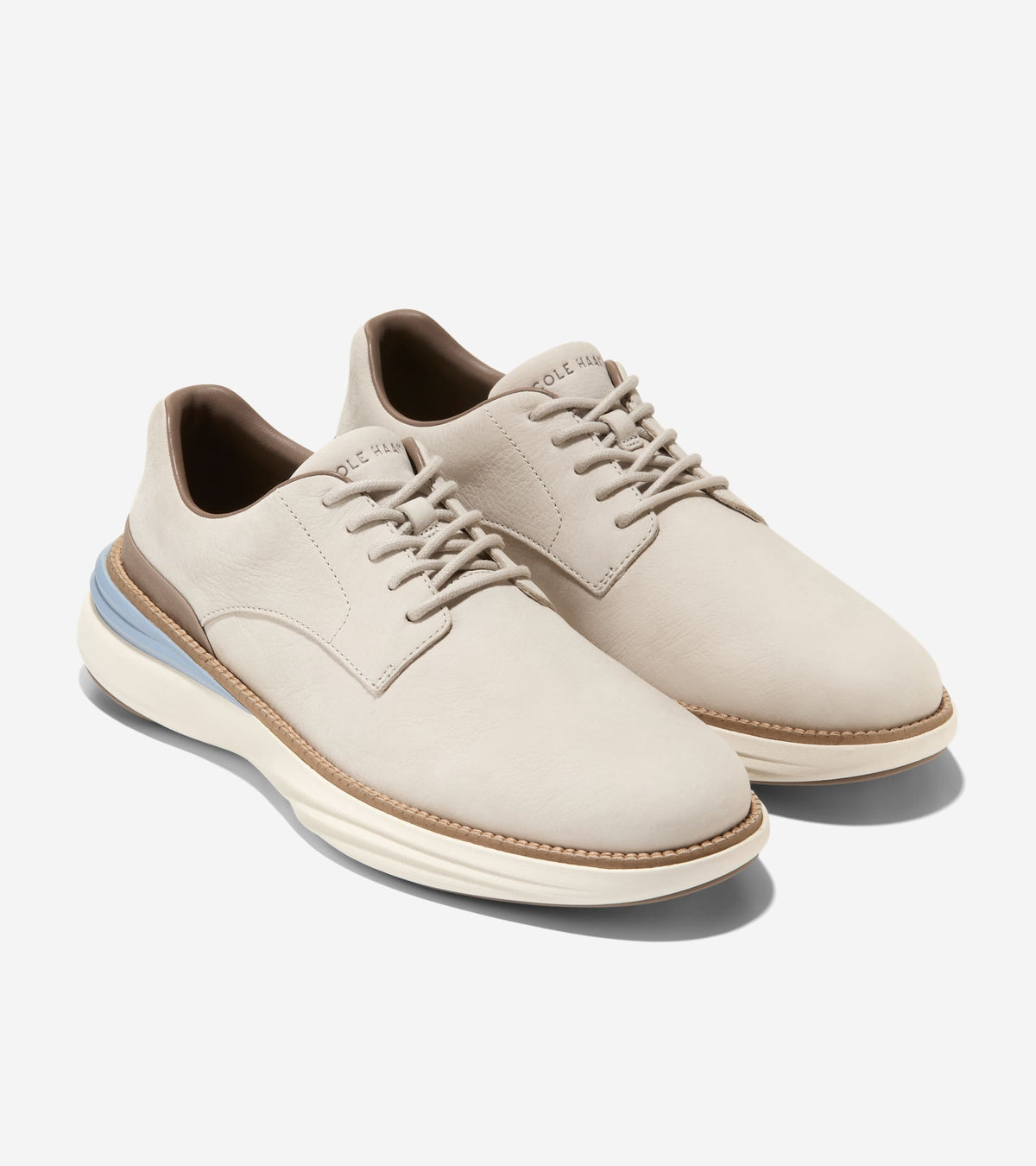 Men's ØriginalGrand Horizon Plain Toe Oxfords in Beige | Cole Haan