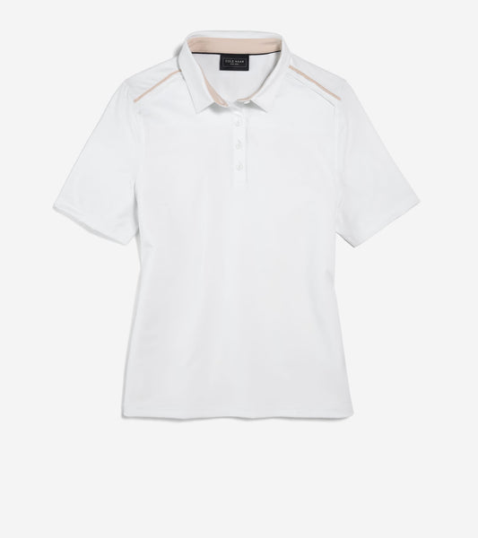 Women's Topspin Polo Shirt in White | Cole Haan